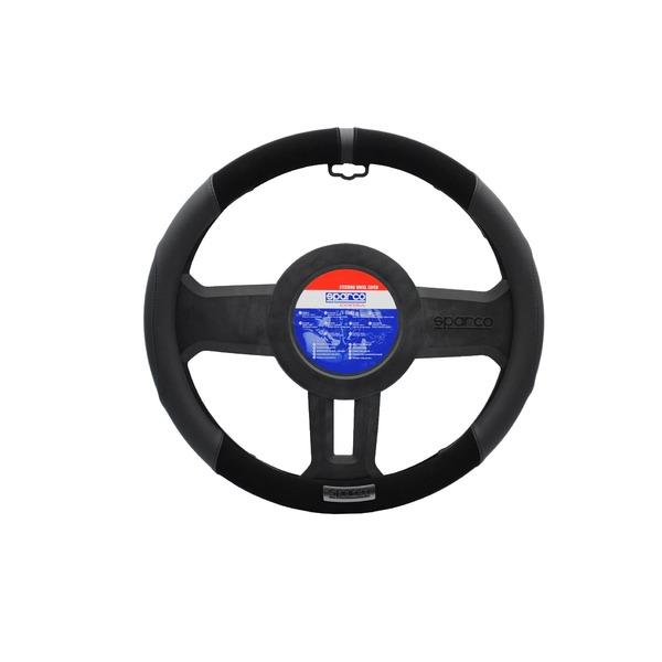 SPARCO-CORSA (スパルココルサ) ステアリングカバー Sサイズ ブラック SPS103B...