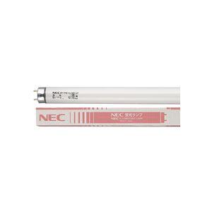 NEC 蛍光ランプ ライフライン 直管グロースタータ形 10W形 白色 FL10W/4K-L 1パッ...