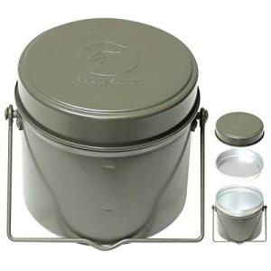 Field to Summit ハンゴー丸型 4合炊き OFCAHG1 アルミ 飯盒 飯ごう 弁当 アウトドア キャンプ 登山 直火式 ハンゴウ