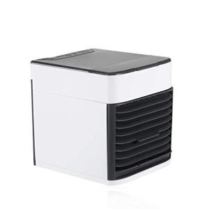 Rakuby 冷風機 冷風扇 卓上冷風機 USB給電式 スポットクーラー スポットエアコン 小型 ミニ 空気加湿器 3段階切替