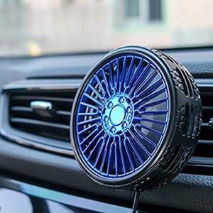 TULGIGS LED空気循環冷却ファン 車両用 各種カラー LED Air Circulator Cooling Fan for Vehicle,A