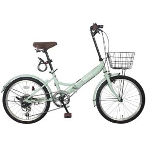 折りたたみ自転車 折り畳み自転車 20インチ 2024年新色登場 6段変速