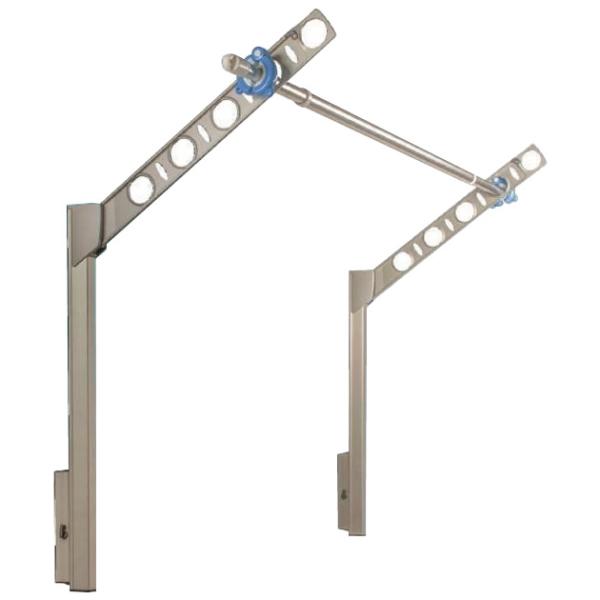 DRY・WAVE　腰壁用可動式物干金物　アーム長さ450mm　SF45　ダークブロンズ