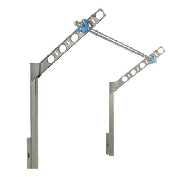 DRY・WAVE　腰壁用可動式物干金物　ロングタイプ　SFL55　ホワイト