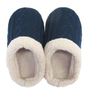 ニットスリッパ アラン編み NV M 22〜24cm 71981