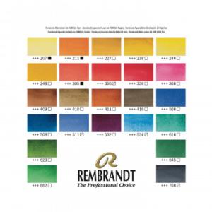 レンブラント固形水彩絵具 24色セット T05...の詳細画像2