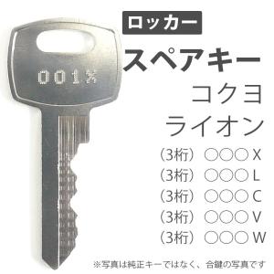 合鍵 スペアキー 更衣用・多人数用・シューズ用ロッカー用