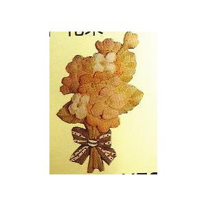 木彫り材料花束ブローチの商品画像