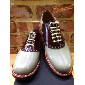 ウバザクラ｜REGAL SADDLE SHOES（グレー／ブラック） CO) SADDLE SHOES MENS-REGAL GRAY/BLACK - SCULPSTORE