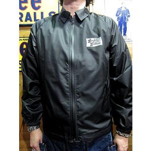 ラングリッツレザー コーチジャケット Langlitz Leathers Rip-Stop All Season Nylon Jacket BLACK x REFLECTOR GRAY｜hangar-market