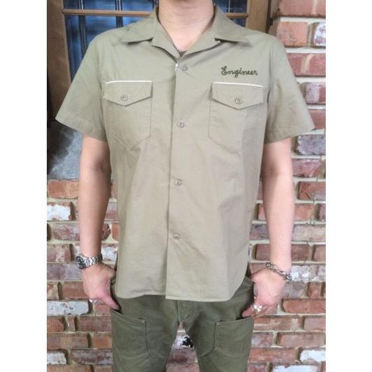 フェローズ Pherrow's Open Collar Shirts 16S-PCWS1-E[BEI...