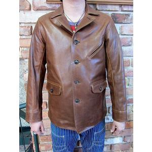 ダブルヘリックス レザージャケット DOUBLE HELIX INSTRUCTOR RT0202 B...