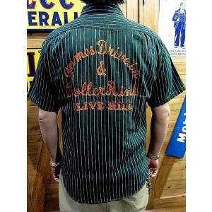 シュガーケーン ワークシャツ SUGAR CANE COKE STRIPE WORK SHIRT w...