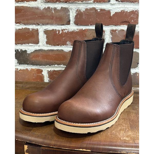 レッドウィング ブーツ RED WING 3190 CLASSIC CHELSEA アンバー「ハーネ...