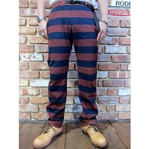 ウエストライド ボーダーパンツ WEST RIDE BORDER LONG PANTS 【BGDY/NVY】｜hangar-market