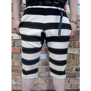 ウエストライド WEST RIDE BORDER LONG PANTS ボーダーパンツ [BLK/CRM