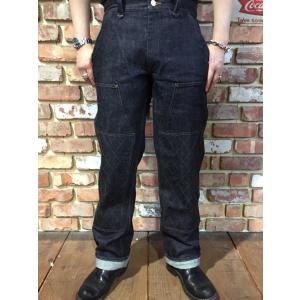 ウエストライド パンツ WEST RIDE RELAX PADD PANTS BLUE｜hangar-market