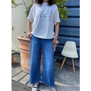 カフェッティー Cafetty CF-6091 ラフプリントＴシャツ　【01 ホワイト】