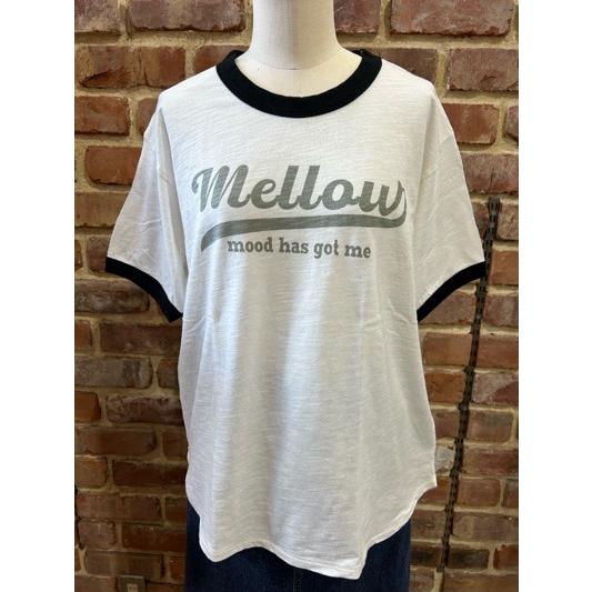 カフェッティー Cafetty  リンガーＴシャツ　CF-6116-01ホワイト