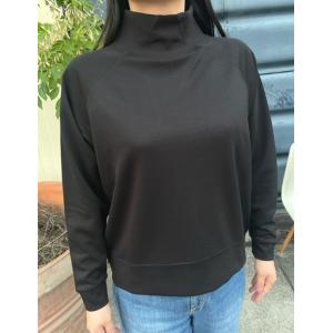 カフェッティー Cafetty  ハイネックプルオーバー CFK608-08　ブラック