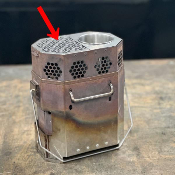 【ハンゴーコンロ・薪[H]用】野燗炉キット『卍とお燗の壺』　※ご使用にはハンゴーコンロ・薪[H]が必...