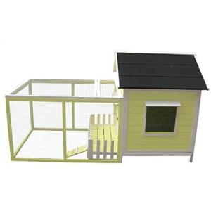 小動物ケージ うさぎ ケージ アメリカADVANTEK アドバンテックラビットケージ ザホワイトピケットフェンスラビットハッチ Lサイズ
