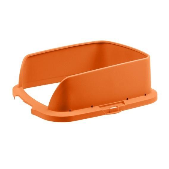 猫トイレ おしゃれ カナダCATECOリッターボックス専用エクステンション オレンジ 臭い対策