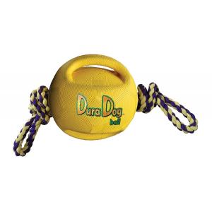 犬用おもちゃ アメリカINNOVATIONPET イノベーションペット DuraDogBallデュラドッグボールインタラクティブグリップロープボールLarge｜hangon