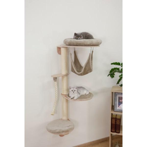 キャットタワー 据え置き ドイツKerbl社ウォールマウントキャットタワー ドロミット グラッパ キ...