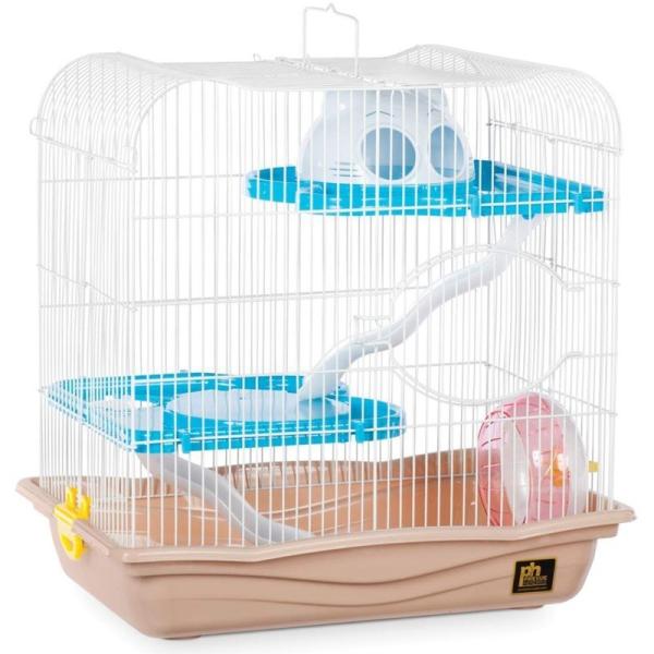 アメリカプレビューペット カラフルなカラーのハムスターケージ。PrevuePet ストーリーヘブンハ...