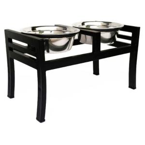 フードボウル アメリカPETSSTOP ペッツストップ ペット用食器 モレッティダブルダイナーL ブ...