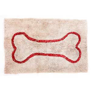 ペットベッド アメリカSoggy Doggy Doormat ソギードギードアマットLサイズ Beige/red bone｜hangon