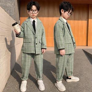 子供 スーツ 卒業式 男の子 大きいサイズ カジュアルスーツ 子供服 セットアップ スーツ 小学生 男の子 ゆったり