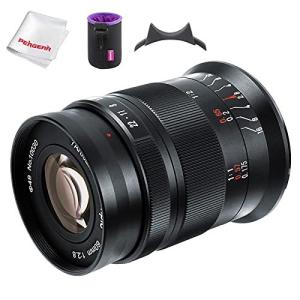 7artisans 60mm F2.8 II V2.0 APS-Cカメラ交換レンズ マクロレンズ 手動式 フォーカスレンチとレンズ収納バッグ同梱 ブラ