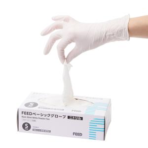 ニトリル手袋 100枚 FEEDベーシックグロ...の詳細画像4