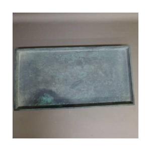 【中古】水盤 銅水盤 大型 長辺 約60cm ...の詳細画像3