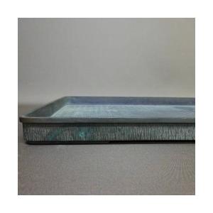 【中古】水盤 銅水盤 大型 長辺 約55cm ...の詳細画像2