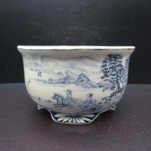 平安香山 均釉正方隅切雲足鉢 3号 : 鉢や 暮路空 - 通販 - Yahoo