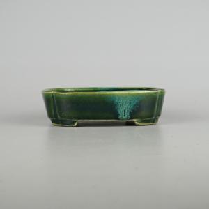 堀江美功 緑釉丸陣笠三足鉢 2.5号(7cm) : 鉢や 暮路空 - 通販 - Yahoo