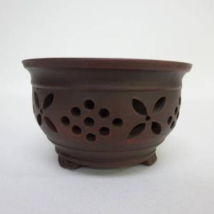 盆栽鉢　美芸　常滑焼 盆栽小鉢：美芸（常滑）丸釣り鐘面付鉢 9.0cm | すべての商品 | 遊恵