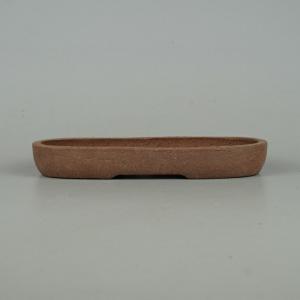 盆栽小鉢：伊藤屯洋(とんよう) 楕円鉢 13.2cm *現品もの 資材 : 遊恵