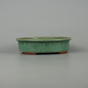 常滑作家：英明（燿山） 小判縁付鉢 13.8cm【現品】*eimei