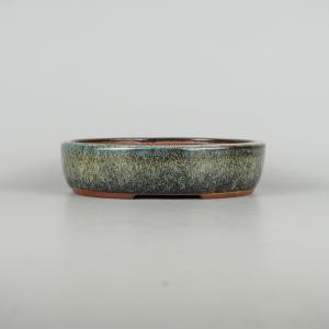 盆栽鉢 三代目 ゆうき祥石 2点セット 豆鉢 長辺 約5.9cm 長方鉢 楕円鉢