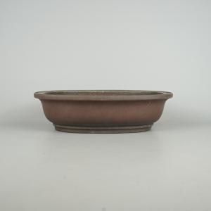 盆栽鉢 三代目 ゆうき祥石 2点セット 豆鉢 長辺 約5.9cm 長方鉢 楕円鉢