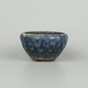 盆栽小鉢：伊藤屯洋(とんよう) 楕円鉢 13.2cm *現品もの 資材 : 遊恵