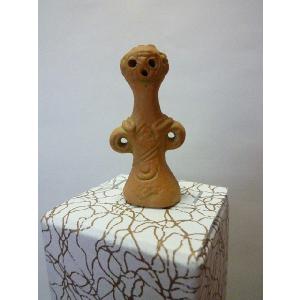 豆土偶　中部（どぐう）縄文