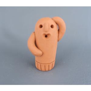 はにわ　踊るはにわ 埴輪 陶芸 手作り オリジナル 現代のハニワ　表情豊かなはにわ　プチギフト