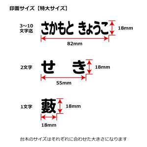 おむつ オムツ スタンプ 大きい 名前 ハンコ...の詳細画像3