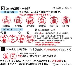 名入れ レヴィナツインGT ネーム印 訂正印 ...の詳細画像2