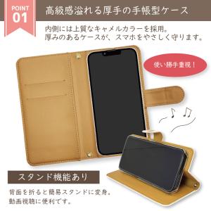 スマホケース 全機種対応 手帳型 蓮の花とカエ...の詳細画像2